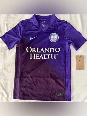 Nike Orlando Pride NWSL Dri-FIT Soccer Crew Neck Jersey P45270 Youth Sz: Small